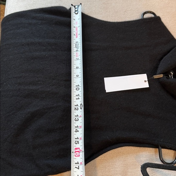 525 America black high neck dress cashmere blend new with tag - Picture 6 of 9